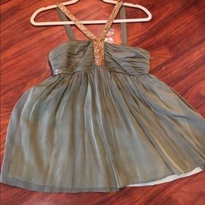 Alice & Olivia sequin top